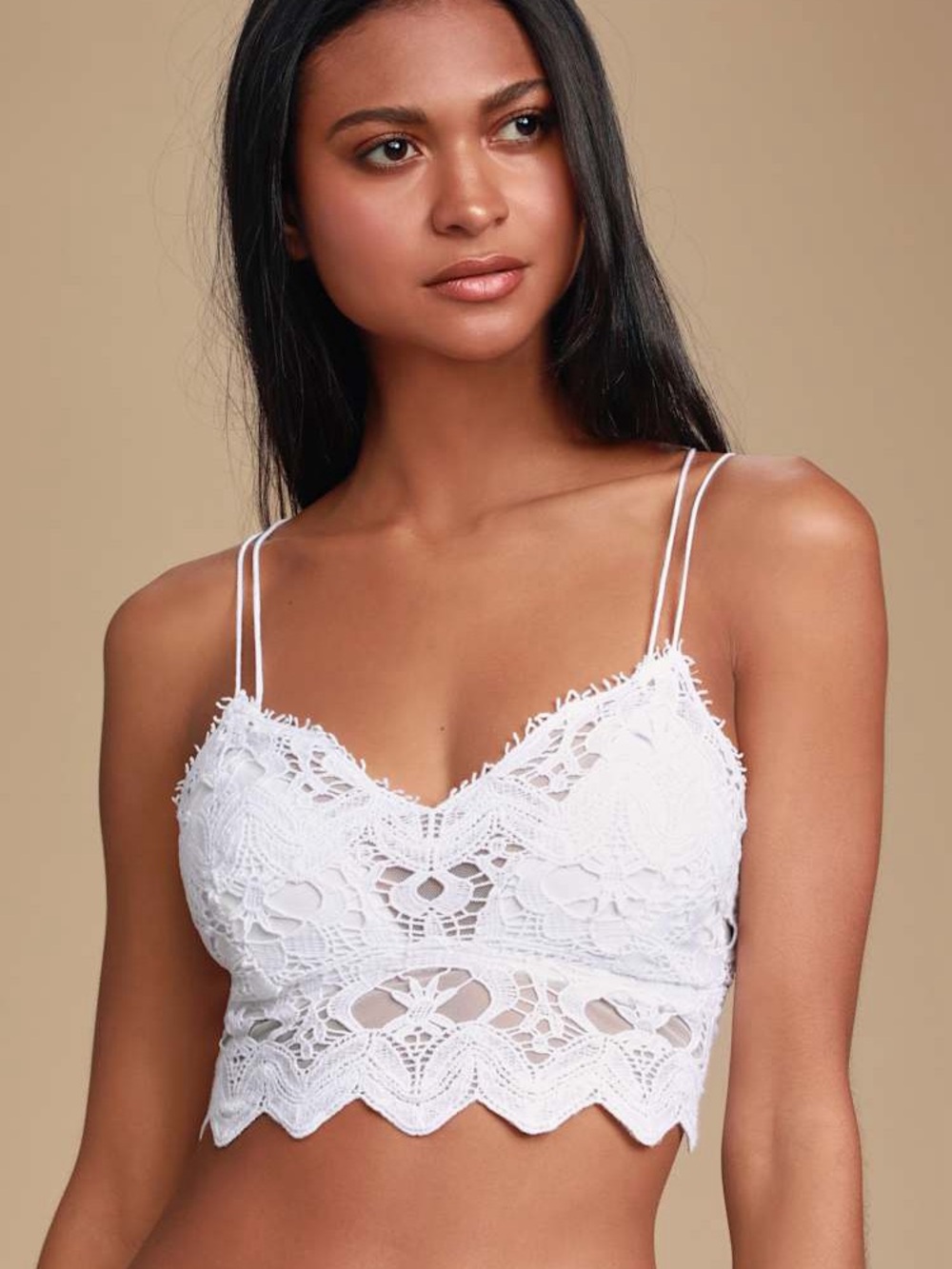 Free People Ilektra White Lace Bralette
Size XS